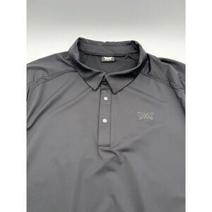 PXG Golf Comfort Fit Mens 3XL Black Neon Green Short Sleeve Golf Polo Shirt